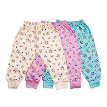 Load image into Gallery viewer, Vanee Kids Full Length Ribbed Printed Pajama Set of 3- Pink, Sea Blue, Peach
