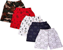 Load image into Gallery viewer, SAFESHOP - (Pack of 4 Shorts) Regular Printed Shorts for Your Little One (Unisex) Multi-Coloured Shorts - Print/Colour May Vary - 3 Months to 8 Years Latest Model 138
