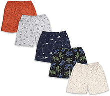 Load image into Gallery viewer, SAFESHOP - (Pack of 4 Shorts) Regular Printed Shorts for Your Little One (Unisex) Multi-Coloured Shorts - Print/Colour May Vary - 3 Months to 8 Years Latest Model 164
