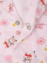 Load image into Gallery viewer, Teddy Boy&#39;s Cotton Printed Night Suit Set Pack of 1 (TEDDY-BNS-2756A-PINK-14_Pink_3-6 Months)
