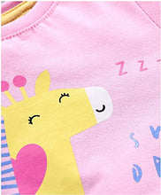 Load image into Gallery viewer, Teddy Girls Cotton Night Suit Half Sleeves Top and Pyjama Set, Size: 6-12 Months Color: Yellow,Pink Ideal for: Day Wear, Night Wear, Sleep Wear, Night Dress for Winter,Summer, AC Rooms
