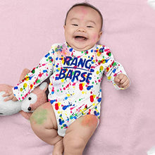 Load image into Gallery viewer, Bon Organik Unisex Rang Barse Holi Matching Bodysuit Baby (HBON4317-K_White_9-12M)
