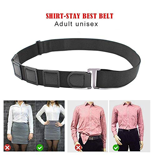 Tucker Shirt Stay Belt, Elastic Stretchable And Adjustable Free Size