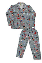 Load image into Gallery viewer, Urban Flu Kids Boys &amp; Girls Cotton Printed Night Suit || Shirt with Pajama || Pack of 1 || (3 Years to 9 Years) Grey
