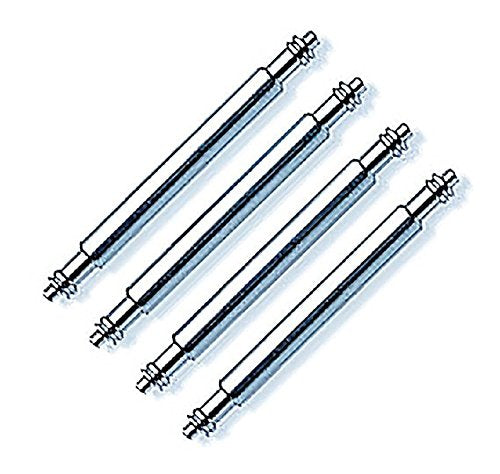 EwatchAccessories 24mm HEAVY Duty Spring Bar 1.6mm thickness packet of Four Stainless Steel Watch Pins