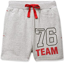 Load image into Gallery viewer, Cloth Theory Boy&#39;s Regular fit Cotton Shorts (Pack of 2) (CTSH_022_RED+Grey_9-10 Years)
