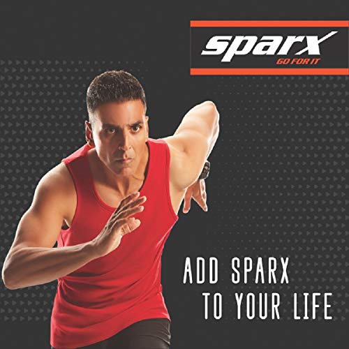 Sparx shoes black and on sale red