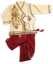 Load image into Gallery viewer, jivo Baby Boy&#39;s Silk Cotton Blend Dhoti Kurta Pyjama Dress (Multicolour, 6-12 Months)
