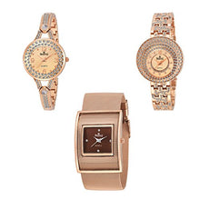 Load image into Gallery viewer, SWISSTYLE Analogue Brown Dial Women&#39;s Watch Combo (Ss-078C-0001C-249C)
