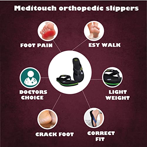 Meditouch EXTRA SOFT ORTHO SLIPPERS for Women Daily use Orthopedic Chappal Footwear Recommended by Orthopaedic Doctor Comfortable Cute MCR MCP Slipper