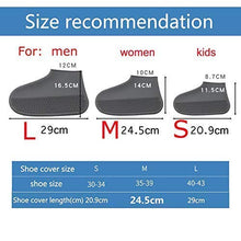 Load image into Gallery viewer, Toriox Silicone Outdoor Non-slip Waterproof Shoe Covers Portable Rain Boots Rainproof Shoes Cover Men Women Teens Anti-sand Shoe Cover 1 Pair (Medium)
