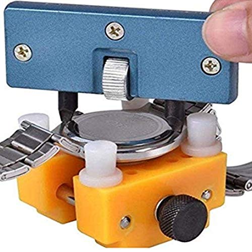 DIY Crafts Watch Back Case Cover Remover Opener Holder Watchmaker Adjustable Repair Tool (A + B Combo Pack, Colour No # 2)