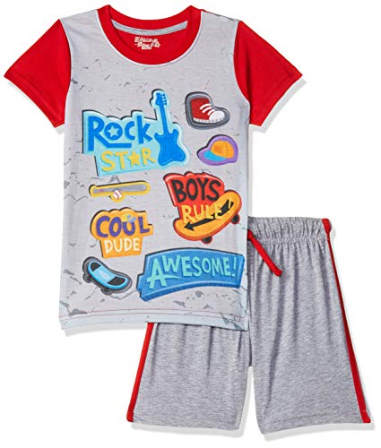 Eteenz Boy's Cotton Suit (ESOS40423XXBCO_Red_2-3 Years)