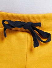 Load image into Gallery viewer, Cloth Theory Boy&#39;s Regular Shorts (CTSH_028_Yellow+Navy_7-8 Years)
