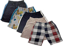 Load image into Gallery viewer, SAFESHOP - (Pack of 4 Shorts) Regular Printed Shorts for Your Little One (Unisex) Multi-Coloured Shorts - Print/Colour May Vary - 3 Months to 8 Years Latest Model 138
