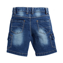 Load image into Gallery viewer, Tonyboy Boy&#39;s Regular Fit Denim Suit (2270_Blu_2414_Ylw_Blue/Yellow_2-3Y)
