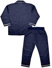 Load image into Gallery viewer, SHOPmOZO Boy&#39;s &amp; Girl&#39;s Cotton Printed Night Suit Pack of 1 (SM-00164BOYSSWSS_5-6Y_Blue_5-6 Years)
