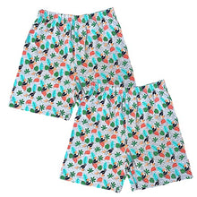 Load image into Gallery viewer, TuddyBuddy Lounge Shorts Set for Girls, 100% Cotton Jersey (Pack of 2 Flamingo Printed Shorts, 7-8 Years)
